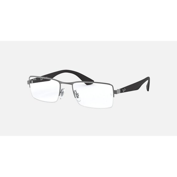 RAYBAN Unisex Eyeglasses RX6331-2620 Matte Gunmetal 52-19-140